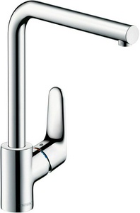 Смеситель для кухни, 280, 1jet, (цв.хром),  M41 ZZ Hansgrohe Focus 31817000