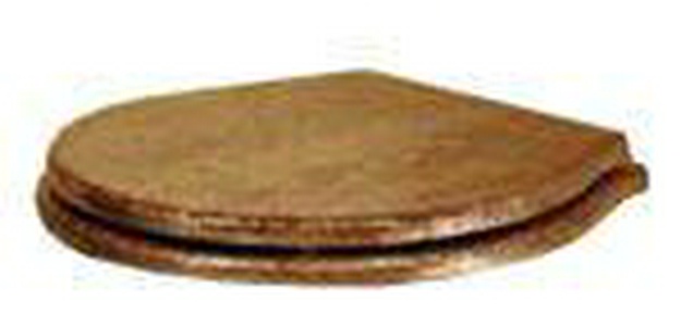 Сиденье для унитаза (цв.орех Noce орех светлый/петли цв.бронза),  XX Lineatre Hermitage 21910/Noce/BR