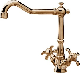 Смеситель для кухонной мойки, (цв. бронза), Nuova retro ZZ