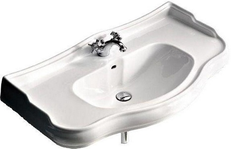 Раковина 100х54,5см, с 1 отв.д/смесит., (без крепл.арт.7602),  Kerasan Retro 1050 01