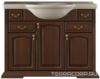 Тумба напольная  105, 1070*905*510мм, цвет нагал, БЕЗ раковины Классик 105 (ном. n029731) ZZ Opadiris Риспекто Z0000001784