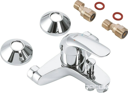 Смеситель для ванны и душа, однорычажный, БЕЗ душ.гарн., хром Grohe Euroeco 32743000