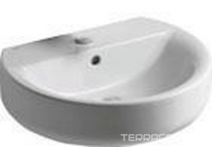 Умывальник "Коннект" 600мм, 1 отв.под смеситель, без крепежа,белый KL Ideal Standard Connect Е787501