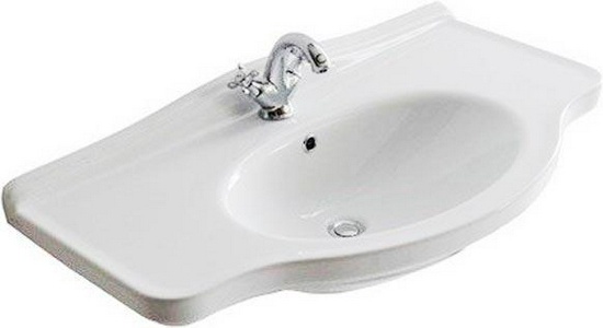 Раковина 95х54хh24см, с 1 отв.д/смесителя, (крепёж в копл.),  ZZ Galassia Ethos 8434M