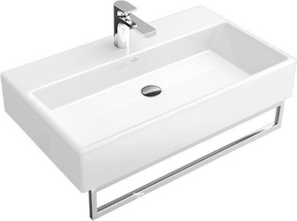 Раковина 800х470мм, 1 отв. д/смес., с переливом, (цв. R2 Star white ceramicplus), Memento ZZ