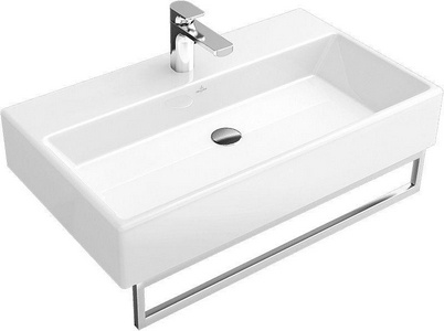 Раковина 800х470мм, 1 отв. д/смес., с переливом, (цв. R2 Star white ceramicplus),  ZZ Villeroy & Boch Memento 5133 85 R2