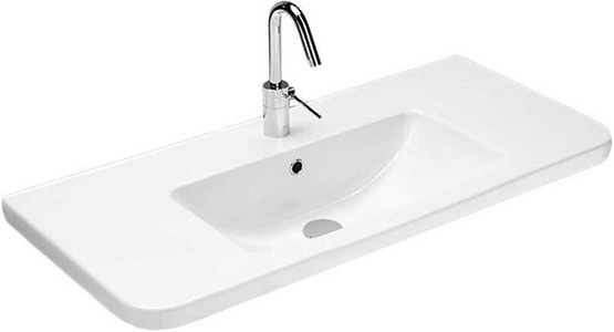 Раковина 100х45см, 1 отв.д/смесит., без крепл. арт. YR47, Erika pro ZZ Hatria Erika Pro YXGN01