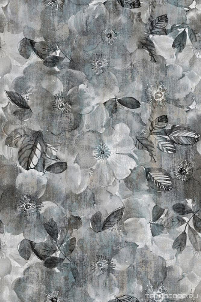 Керамическая плитка Gracia ceramica Lauretta black panno 01 (из 2х частей 30x90) ХХ 60х90 Серый, фото 4