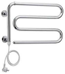 Полотенцесушитель Art.610CR (цв. хром) 325х500 мм (эл.+шнур,85W ), Margaroli ZZ Margaroli Acrobaleno 610СR