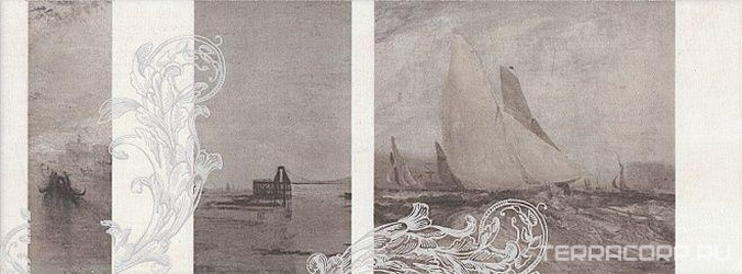 Декор Корабли коричневый 207 XXl15х40