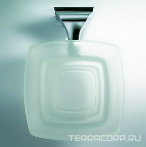 Мыльница настенная, (стекло матовое, креплен. цв.хром)  Colombo Portofino B3201