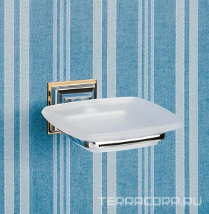 Мыльница настенная, (стекло матовое, креплен. цв.хром)  Colombo Portofino B3201