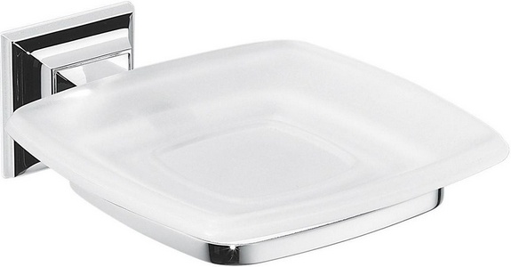 Мыльница настенная, (стекло матовое, креплен. цв.хром)  Colombo Portofino B3201