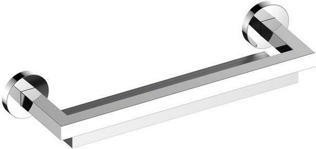 Полочка для душа 400мм (цв.хром/алюминий),  ZZ Keuco Edition 90 19058 010000