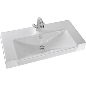 Керамическая раковина 80*38/41 с отверстием для смесителя, с переливным отверстием XX Jacob Delafon Reve E4803-00