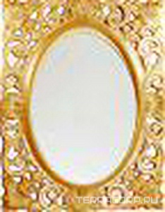 Зеркало в раме 72хh92х6см, (цв.бежевое золото),  ZZ Labor Legno Hermitage MIL 0/70 FOB
