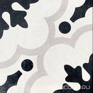 Керамогранит Fioranese Cementine Black & White B&W 2 20x20 Комбинированный 