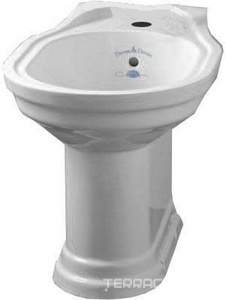 Биде напольное 37,5х55,5хh43см, с 1 отв. д смесителя,  ZZ Devon & Devon Classica IBBID(1)FCL