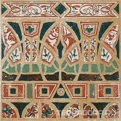 Recto Mudejar rojo XX |33x33