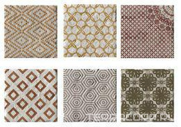 Decori Inserto Paradise Ecru s/6 XX |10x10