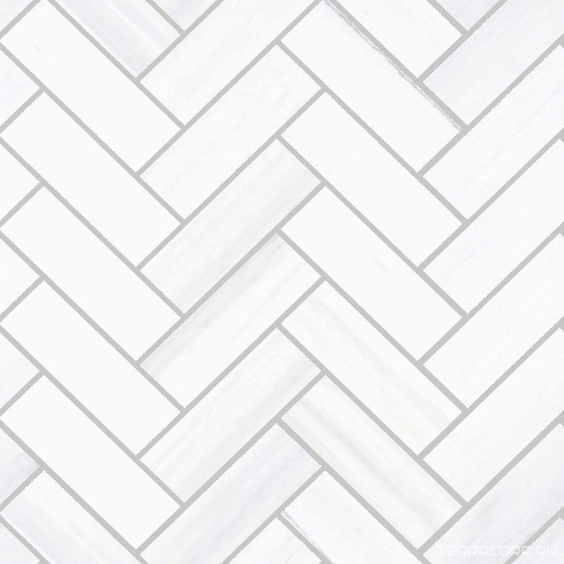Мозаика Sant Agostino Themar Spina Bianco Lasa 30x30 Белый, фото 3