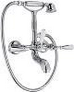 Смеситель для ванны с душевым гарнитуром (цв.хром/ручки цв.хром), Nicolazzi ZZ Nicolazzi Teide 1901CR05