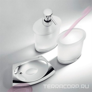 Мыльница настольная, металл., (цв.хром),  Colombo Land B2840.000