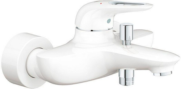 Смеситель д/ванны и душа, без аксессуаров, белый/хром Grohe Eurostyle New 33591LS3