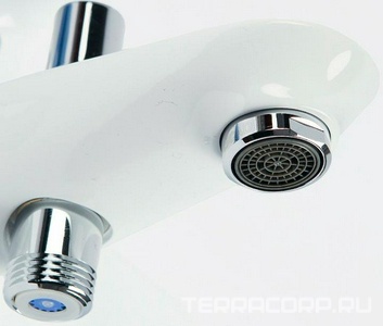 Смеситель д/ванны и душа, без аксессуаров, белый/хром Grohe Eurostyle New 33591LS3