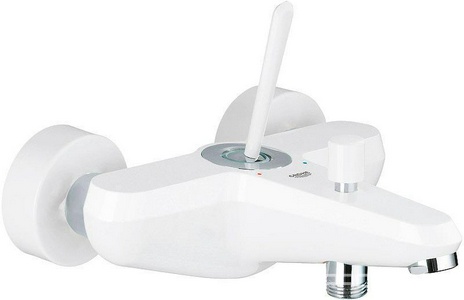 Смеситель для ванны/душа, без душ.гарнитура, цвет белый/хром  ZZ Grohe Eurodisk Joystick 23431LS0