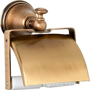 Держатель для т/б, с крышкой, (цв.бронза),  ZZ TW Collection Harmony TWHA219br