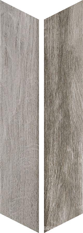 Керамогранит Sadon Vintage Cendre Chevron 7.5x40.7 Серый, фото 3