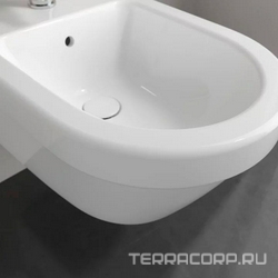 Биде подвесное, 370х530мм, круглая модель, (цв. 01 white),  Villeroy & Boch Architectura 54840001