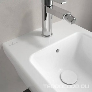 Биде подвесное, 370х530мм, круглая модель, (цв. 01 white),  Villeroy & Boch Architectura 54840001