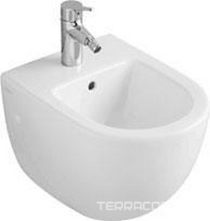 Биде подвесное "Compact" 355х4800см, (крепления в комплекте), с 1 отв.для смесит., (цв. 01 white alpin) Subway2.0 XX