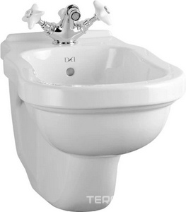 Биде подвесное 345х560мм, 1 отв. д/смес.,  ZZ Devon & Devon Blues IBBID1FSBLUES