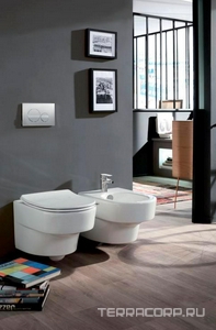 Унитаз подвесной  Rive Gauche, безободковый, БЕЗ крышки Jacob Delafon Odeon EDR102-00