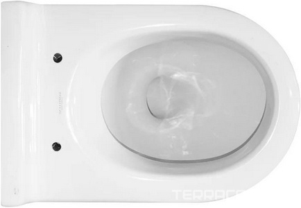 Унитаз подвесной Attica Luxe 490*380*340, крышка микролифт, без комплекта крепежа, белый Sanita Luxe Attica luxe WC.WH/Attica/DM/WHT.G/S1 / ATCSLWH0104