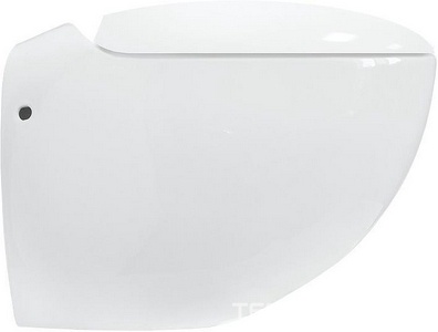 Подвесной унитаз "" с сиденьем дюропласт, микролифт Sanita Luxe Ringo WC.WH/Ringo/DM/WHT.G/S1 (RNGSLWH0104)