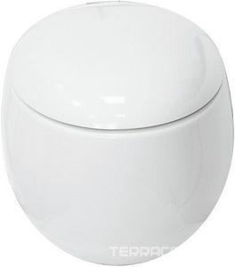 Подвесной унитаз "" с сиденьем дюропласт, микролифт Sanita Luxe Ringo WC.WH/Ringo/DM/WHT.G/S1 (RNGSLWH0104)