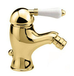 Смеситель для биде, с д/к, (цв. латунь, ручка Petit Mont Blanc),  ZZ Nicolazzi Classico 3403 GB 76