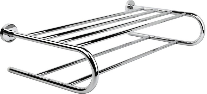 Полка для полотенец 545х280мм (цв.хром),  ZZ Colombo Basic B2787