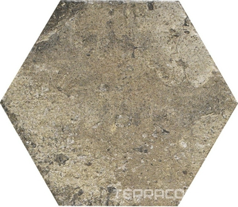 Керамогранит CIR New York Esagona Broadway 24x27.7 Коричневый 