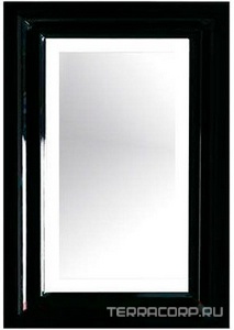 Зеркало 60хh90см, (не реверсивное), со встроенной подсветкой, (рамка дерево цв.  лак),  ZZ Galassia Ethos 8485NE