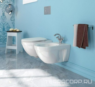 Унитаз подвесной 55х36см, без сиденья, + крепёж арт.5KFSC00,  ZZ Catalano Canova Royal 1VSCRN00 + крепёж арт.5KFSC00