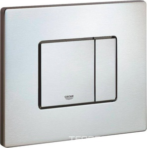 Накладная панель "Skate Cosmopolitan" , 2 объема смыва + старт/стоп, горизонтальная, нержавеющая сталь ZZ Grohe Grohedal 38776SD0