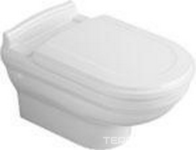 Унитаз подвесной, 370х600мм, без сиденья, крепления в компл., (R2 Star white ceramicplus),  KL Villeroy & Boch Hommage 6661B0R2