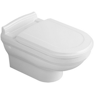 Унитаз подвесной, 370х600мм, без сиденья, крепления в компл., (R2 Star white ceramicplus),  KL Villeroy & Boch Hommage 6661B0R2