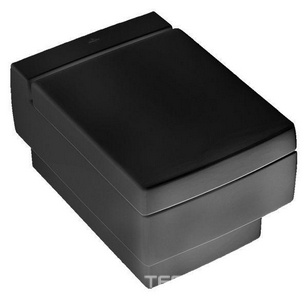 Унитаз подвесной, 375х560мм, без сиденья, крепл. в компл., (S0 Black ceramicplus - черный глянец),  ZZ Villeroy & Boch Memento 562810S0