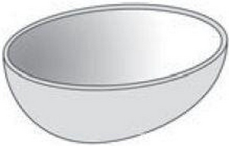 Раковина встраиваемая под столешницу, 57х41см, крепёж в комплекте, Labor Legno ZZ Labor Legno Hermitage LAVSP